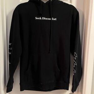Seek Discomfort Black Hoodie S